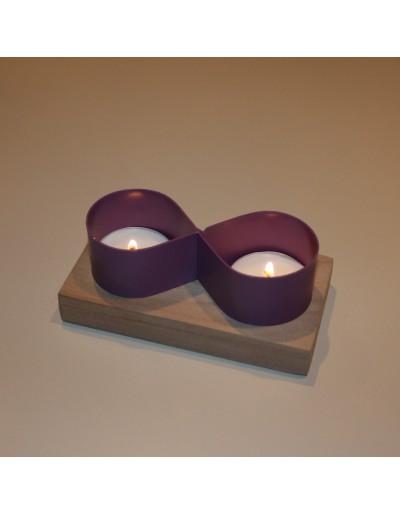 Tea-light Candle holder red