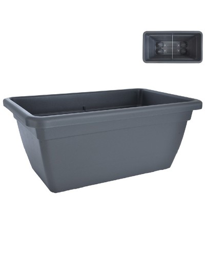 ANTHEA RECHTHOEKIGE PLANTER 100cm ANTRACIET