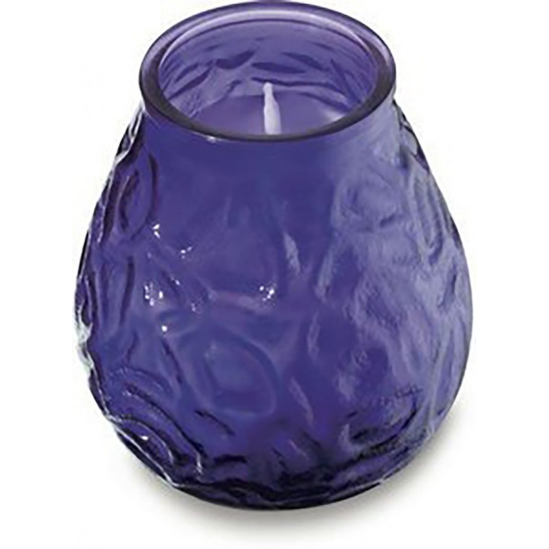 Bolsius candle purple glass