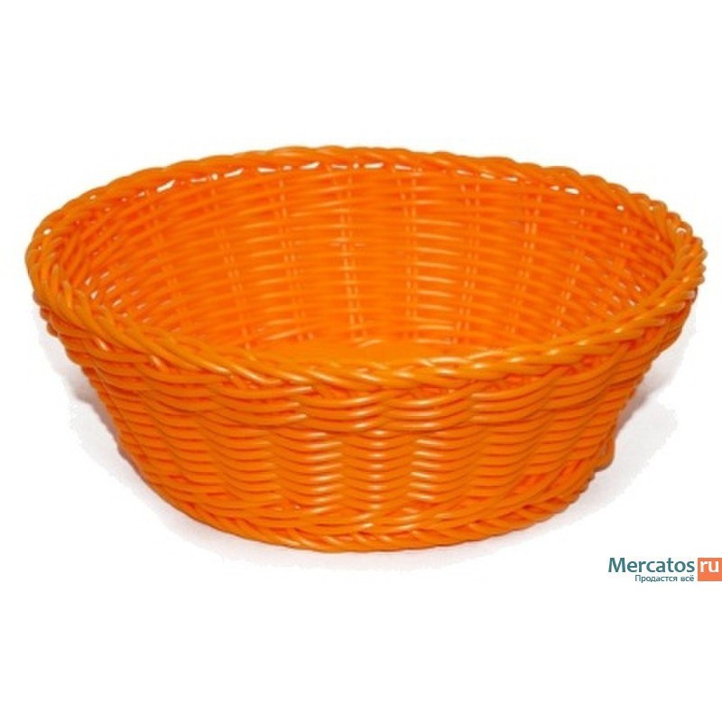 WEAVING BASKET 20 ORANGE