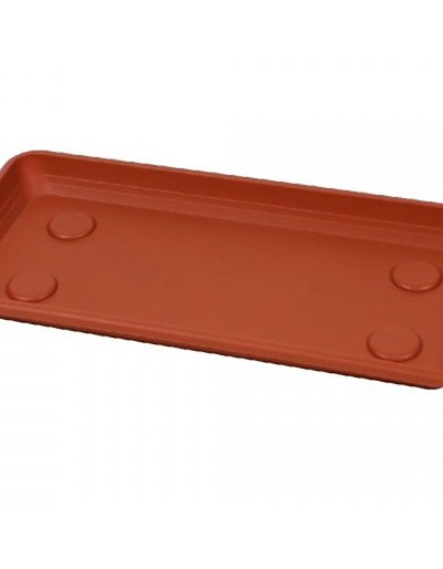 SOTTOFIORIERA RETTANGOLARE ANTHEA 80 cm TERRACOTTA