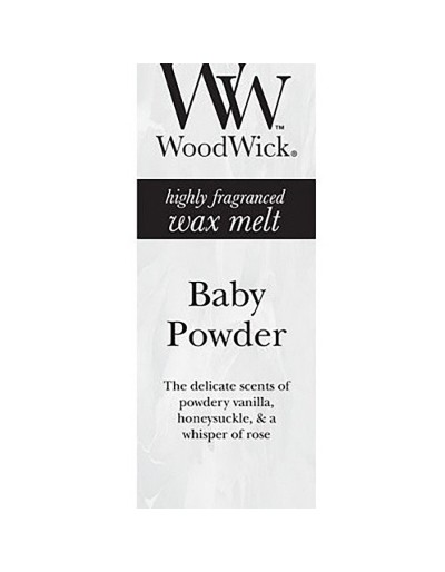 Woodwick bebé polvo vainilla para quemador de esencia