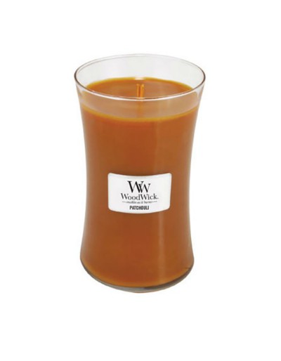 Woodwick candela maxi al patchouli