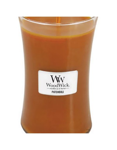 Woodwick candela maxi al patchouli