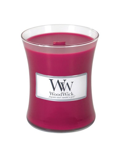 Woodwick średnia świeca porzeczka