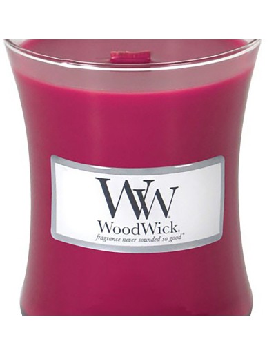 Vela media Woodwick a grosellas