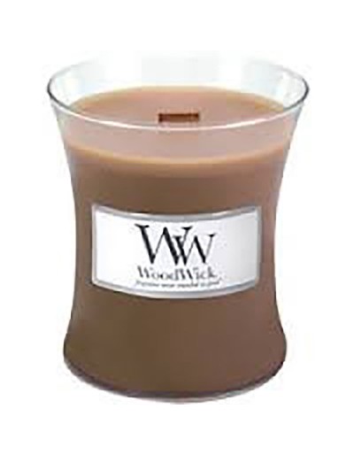 Woodwick candela media al biscotto