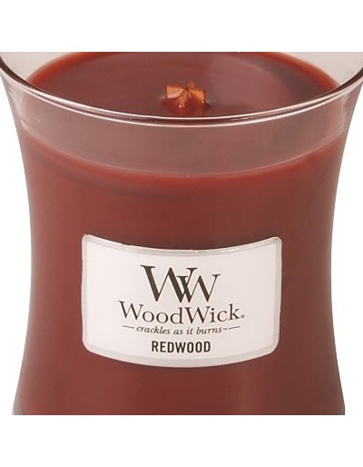 Woodwick kaars medium redwood