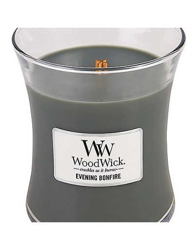Woodwick candle media evening bonfire