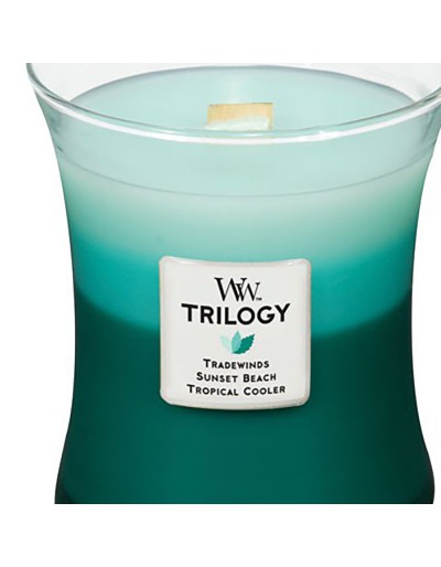 Woodwick trilogía de velas media ocean escape