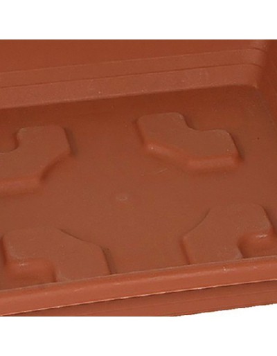 Subvaso cuadrado 20 cm TERRACOTTA