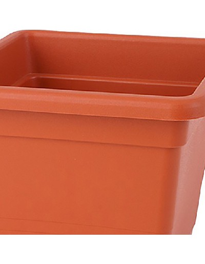 Vaso quadrado 18 cm TERRACOTTA