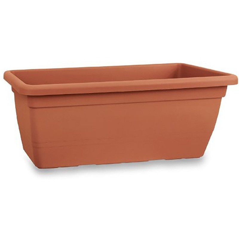 FIORIERA RETTANGOLARE ANTHEA 100 CM TERRACOTTA