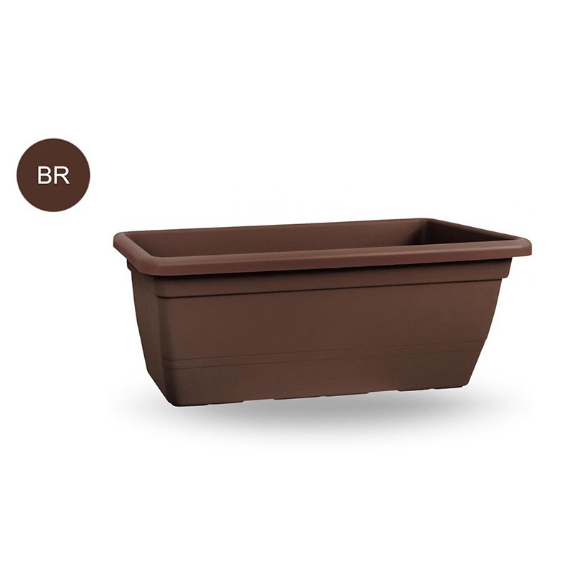 ANTHEA RECHTHOEKIGE PLANTER 60 cm BRONS