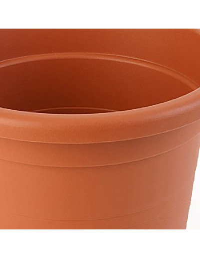 Vaso de cilindro de 60 cm TERRACOTTA de diâmetro