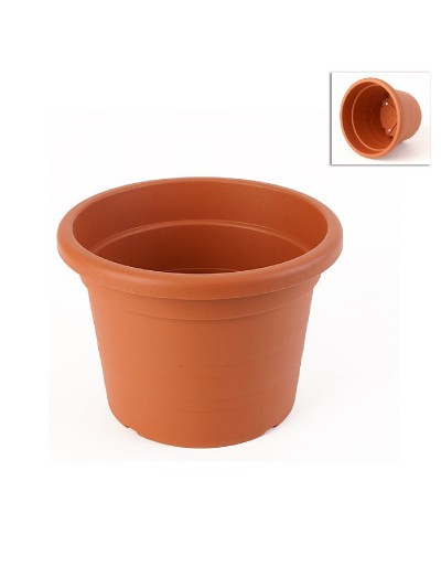 Cylindervas diameter 27 cm TERRACOTTA