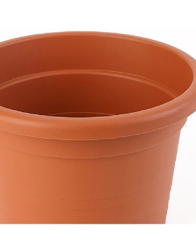 Vaso de cilindro de diâmetro TERRACOTTA de 27 cm