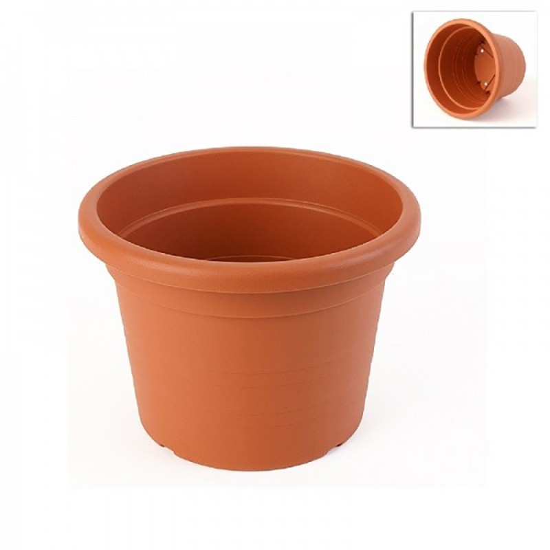 24 cm TERRACOTTA diameter cylinder vase 24 cm TERRACOTTA diameter cylinder vase