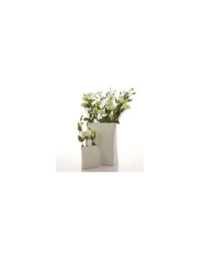 Biały ukośny wazon 24x 31cm