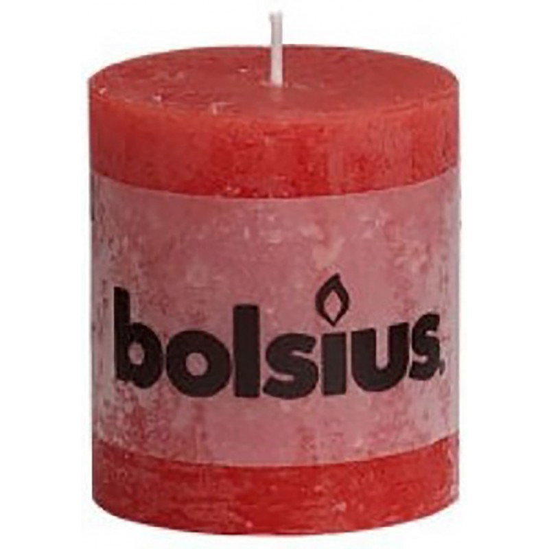 Vela roja rústica Vela roja rústica