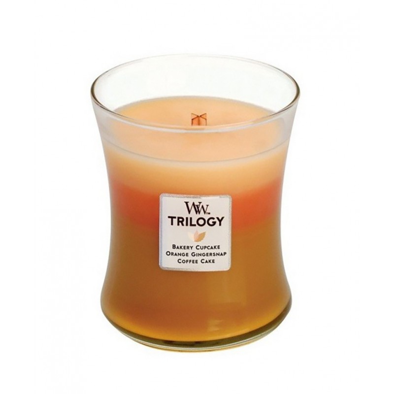 Medios de la trilogía de Woodwick recién horneados Medios de la trilogía de Woodwick recién horneados
