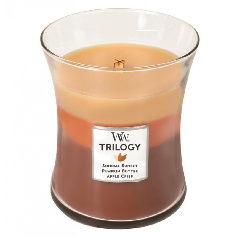 Woodwick trilogía medios otoño comodidad Woodwick trilogía medios otoño comodidad