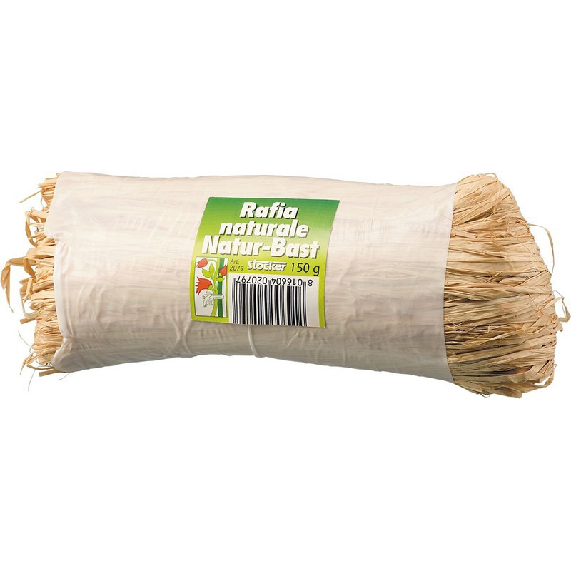 Natuurlijke raffia stocker