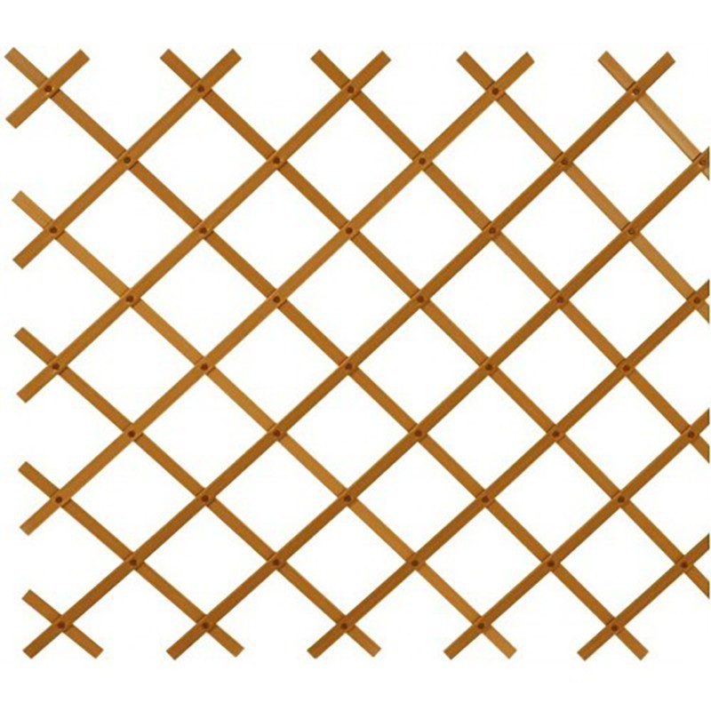 Verdemax Utdragbar pvc spaljé brun Verdemax Utdragbar pvc spaljé brun