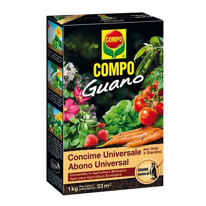 COMPO CONCIME RODODEDRI con GUANO 3kg