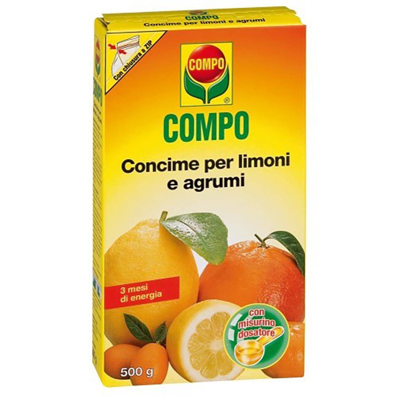 COMPO CONCIME PARA LIMONI Y AGRUMI 500 gr COMPO CONCIME PARA LIMONI Y AGRUMI 500 gr