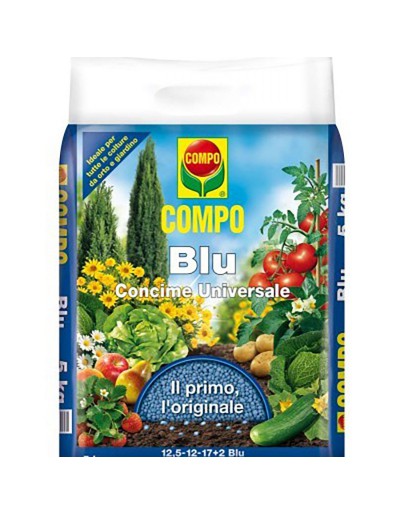 1 kg de compo azul de fertilizante universal