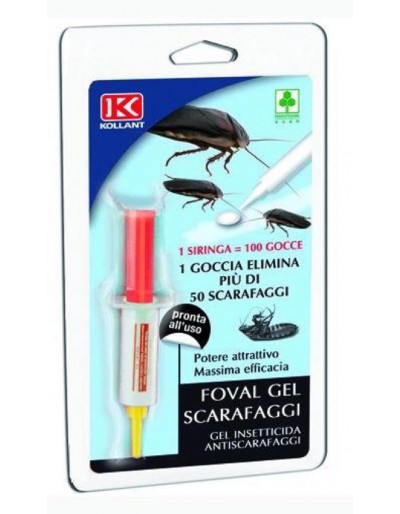Foval insecticide gel cockroaches