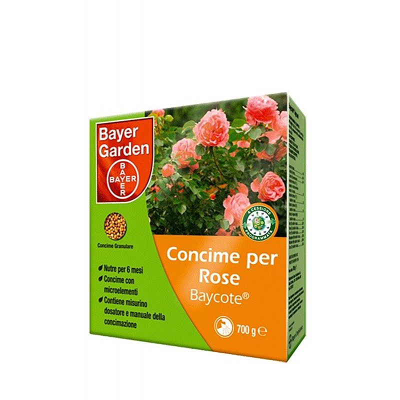 Rosas de fertilizante granular de baycote Bayer