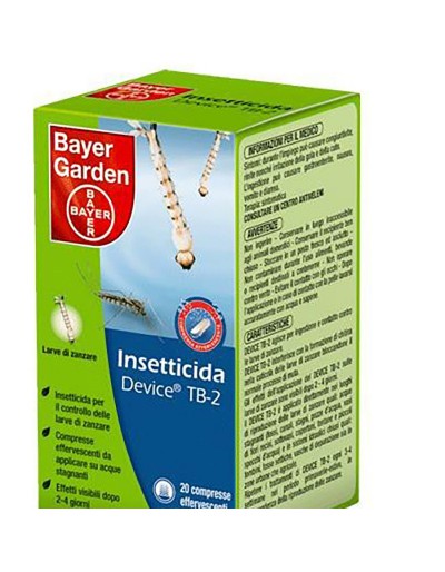 Bayer larvicida para mosquitos 20 almohadillas