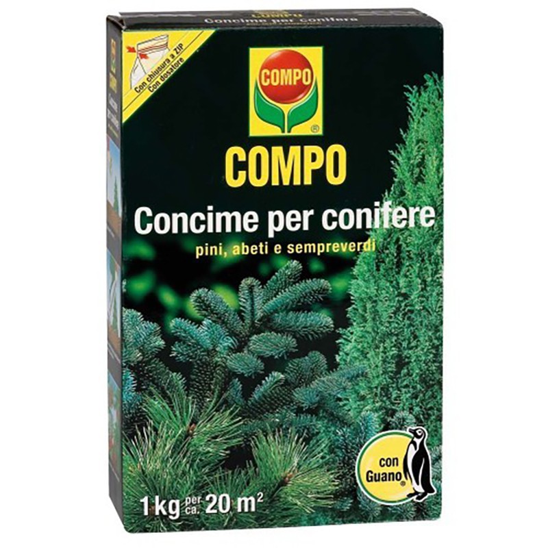 COMPO CONCIME CONIFERE con GUANO 1 kg COMPO CONCIME CONIFERE con GUANO 1 kg