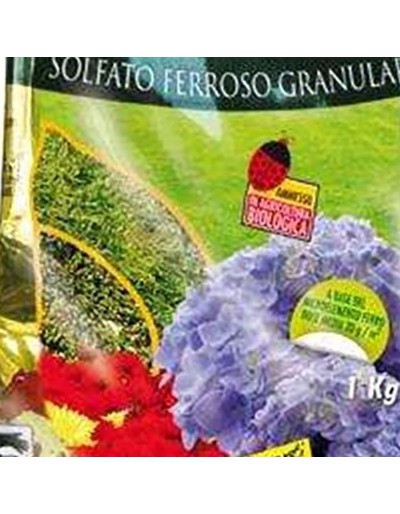 Granular iron sulfate fertilizer