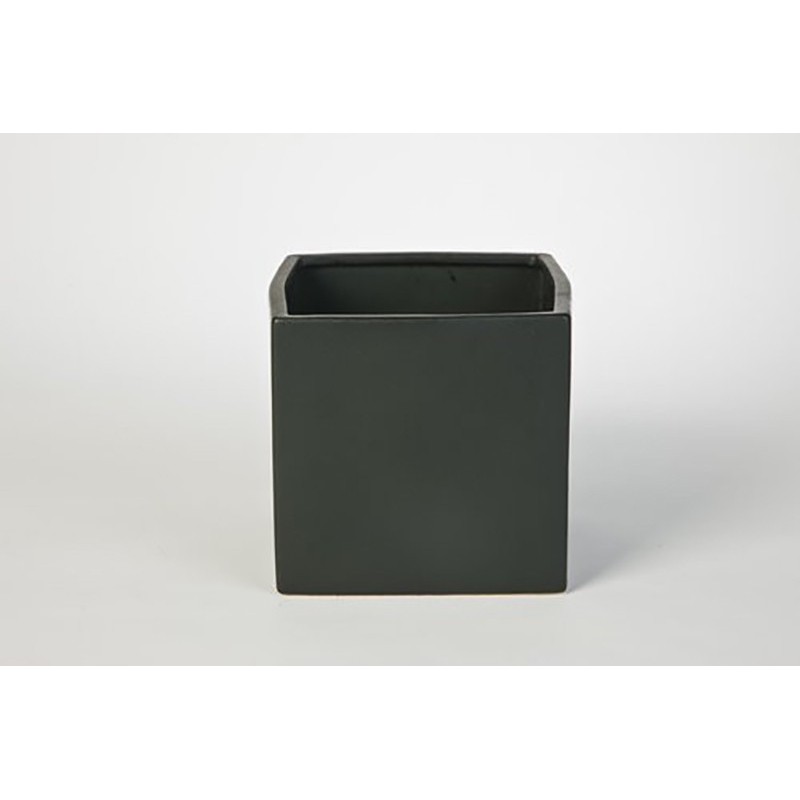CUBO VASE 14 NEGRO OPA CUBO VASE 14 NEGRO OPA
