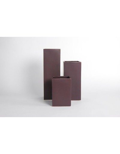 D&amp;M Vas H30 brun / matt svart H 30 cm