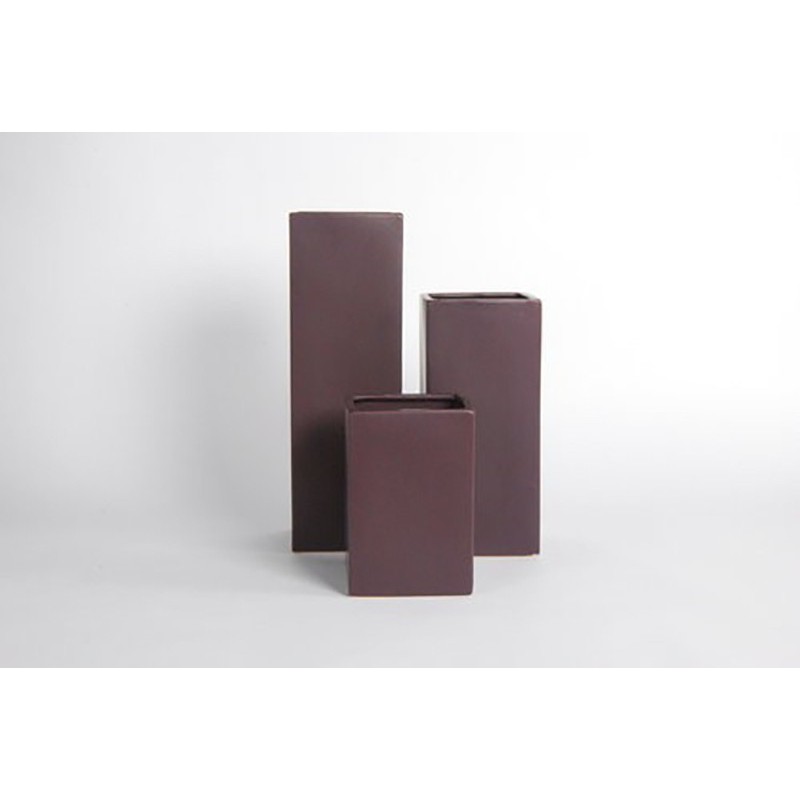 D&M Vas H30 brun / matt svart H 30 cm D&M Vas H30 brun / matt svart H 30 cm