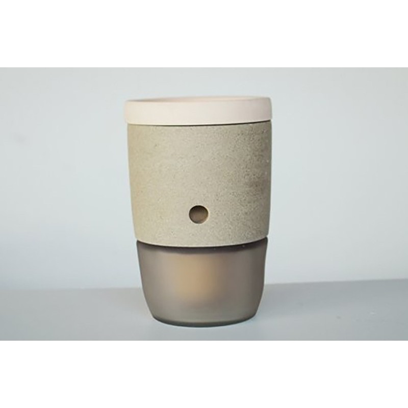 MODULAR VASE D19 P&P TAUPE MODULAR VASE D19 P&P TAUPE