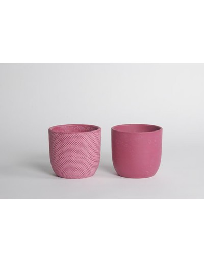 D&amp;M micmac red ceramic vase 18cm