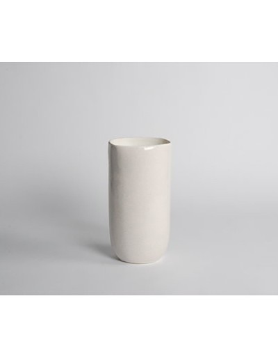 D&amp;M Tall white African vase 13
