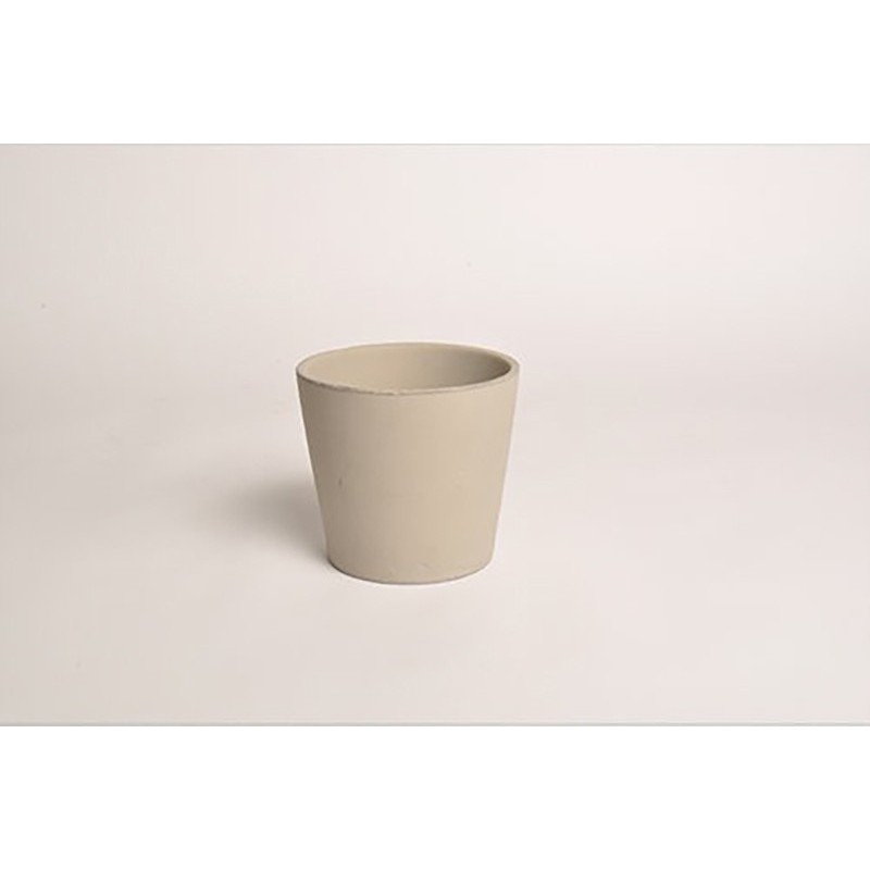 D&M Vaso chap in ceramica taupe 23 cm