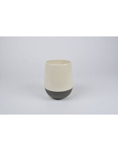 D&amp;M Vase Split White 11cm