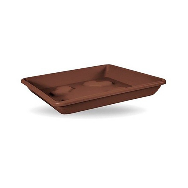 Quadratischer Subvaso 42 cm BRONZO