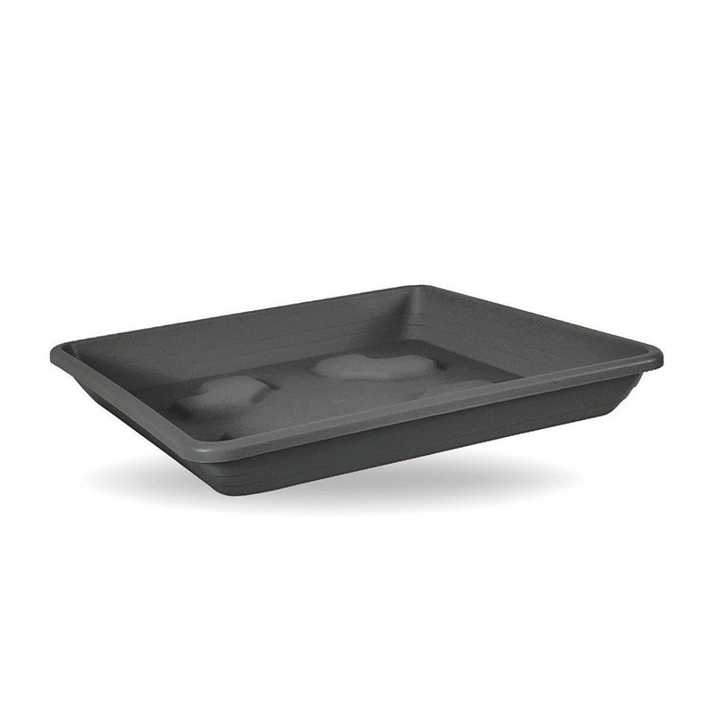 Subvaso cuadrado 36 cm ANTRACITE Subvaso cuadrado 36 cm ANTRACITE