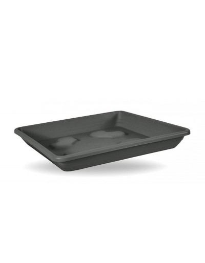 SAUCER SQUARE 30cm ANTRACITE