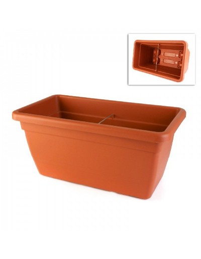 ANTHEA RECHTHOEKIGE PLANTER 60cm TERRACOTTA