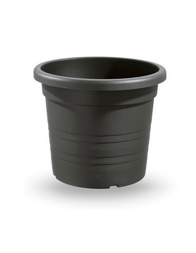 Vaso cilíndrico antracite 50cm