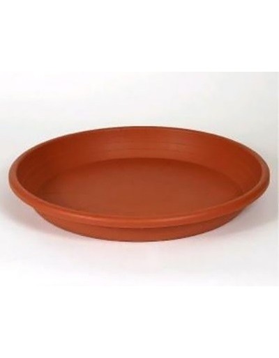 Sottovaso cilindrico 56 cm terracotta